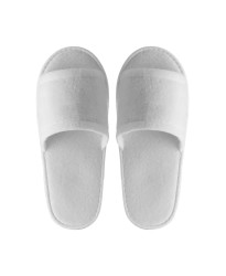 Open Toe Towelling Hotel Slippers